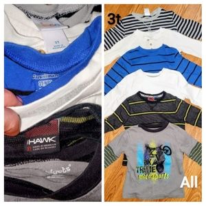 6x size 3t long sleeved tops